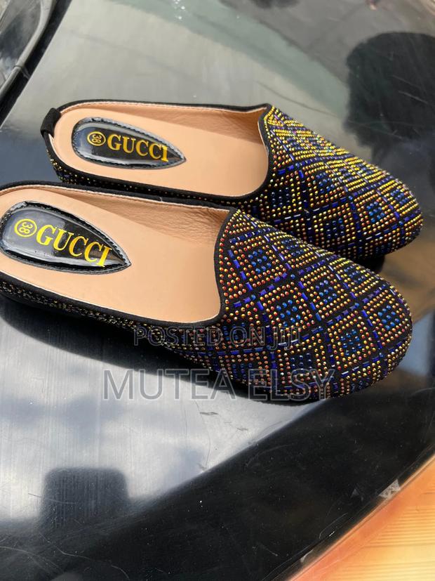 Black,Green Red Gucci Ladies Mules - thumbnail 4