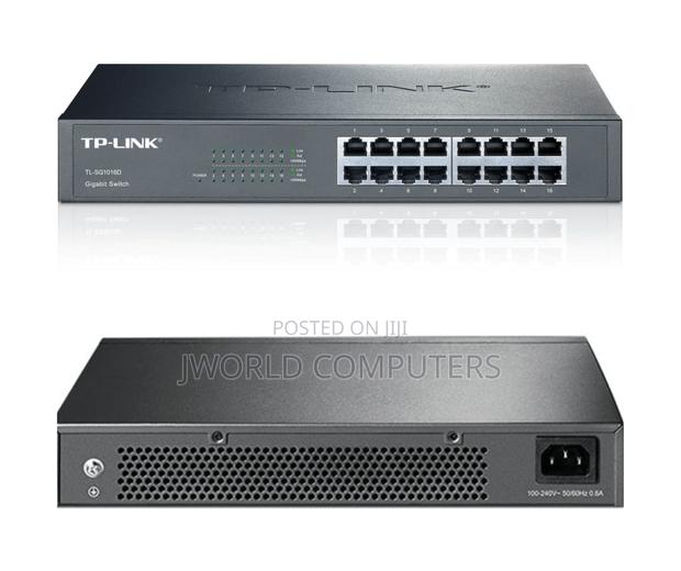 Tl-Sg1016d
Gigabit Desktop Rackmount Switch - main view