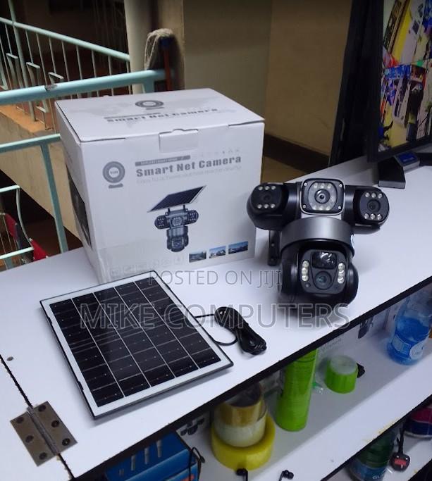 4g Triple Lens Solar Powered Camera With Night Vision - main view