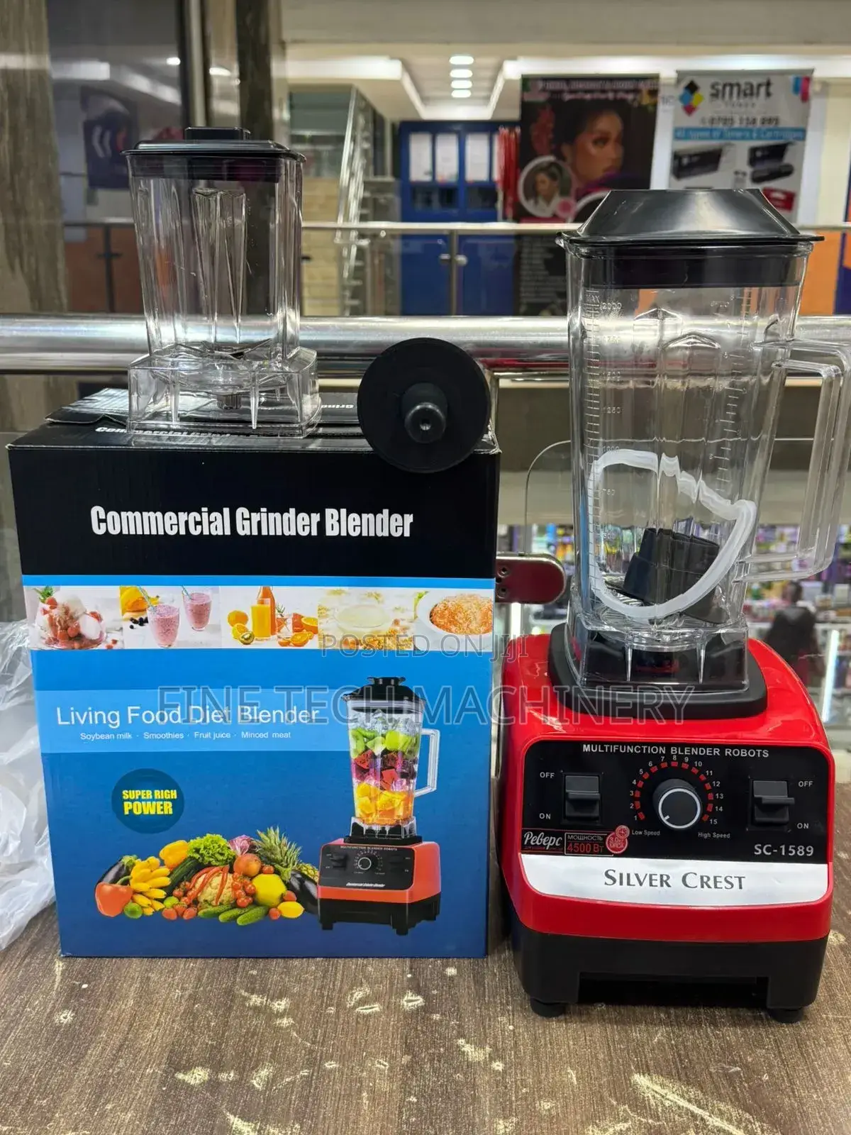 Commercial Silver Crest Blender/2in1