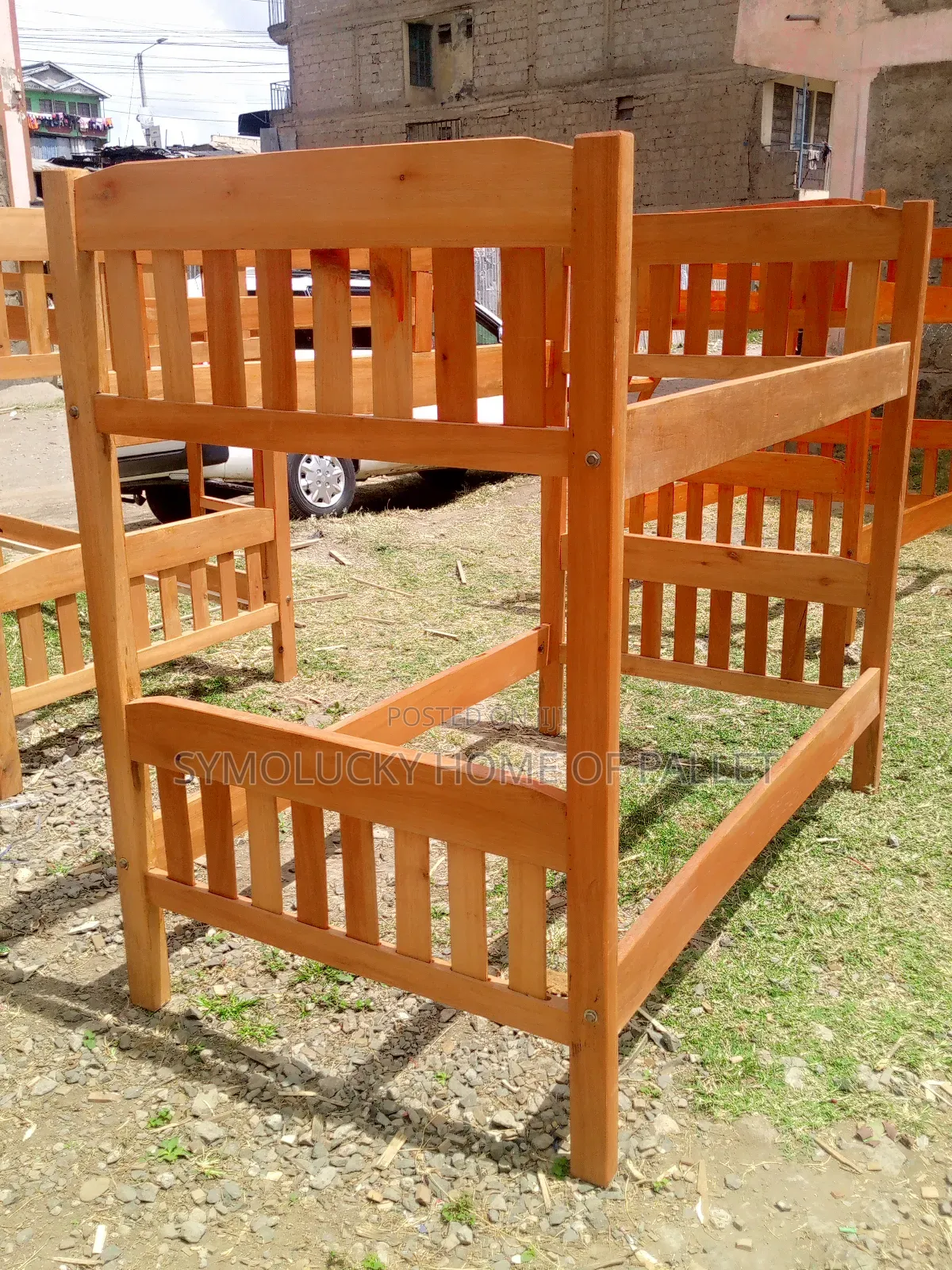 3*6 Double Decker Bed. Hardwood Framed Designed