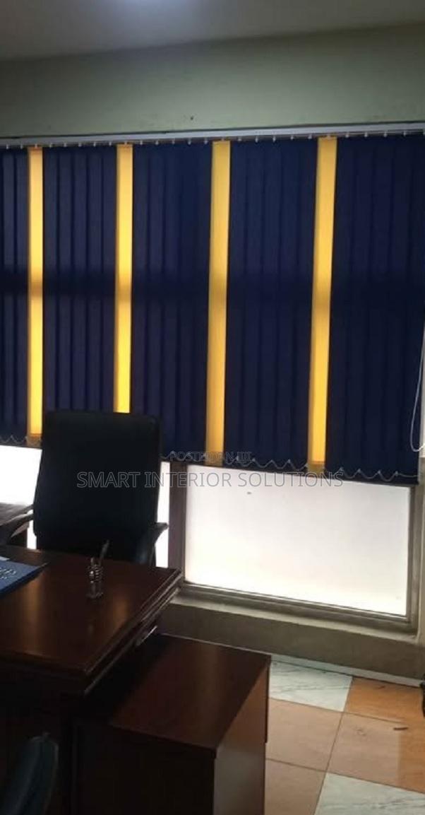 Private Vertical Office Blinds