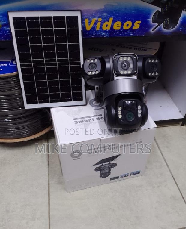 Simcard Solar Triple Lens V380 Outdoor Camera