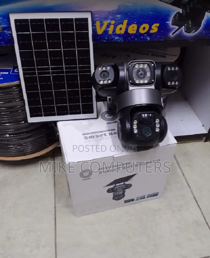 Simcard Solar Triple Lens V380 Outdoor Camera
