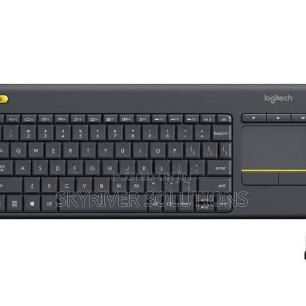Logitech Plus Wireless Keyboard With Touchpad -Black - 920-007145 - main view