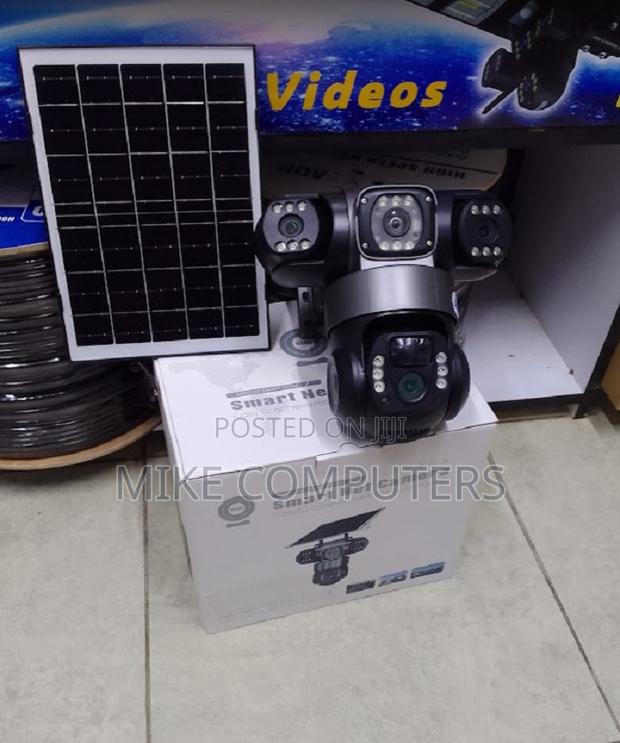 Triple Lens 4g Solar PTZ Camera – Advanced Outdoor Security Camera - main view