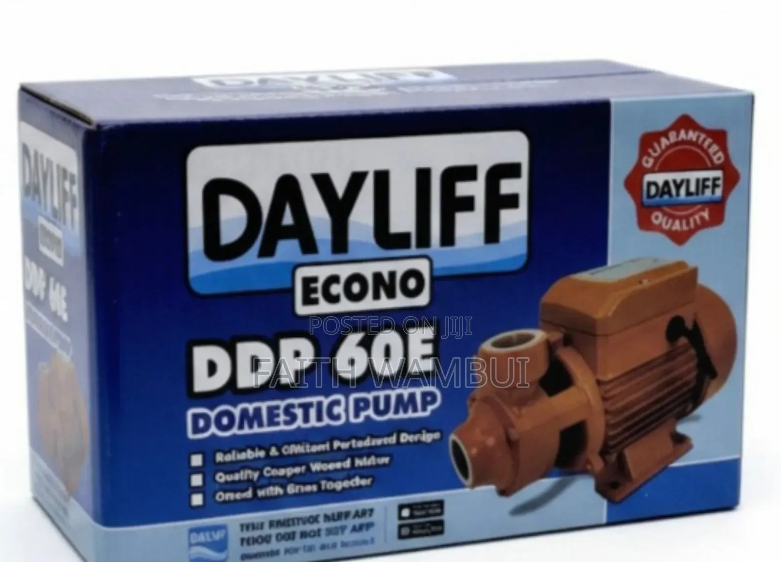 0.5hp Dayliff Water Pump/Dayliff Surface Pump