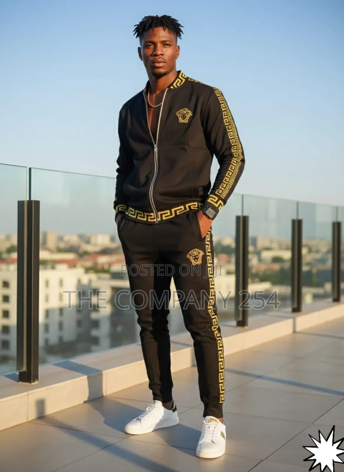 Quality Design Versace Men 2 Pieces Track Suits