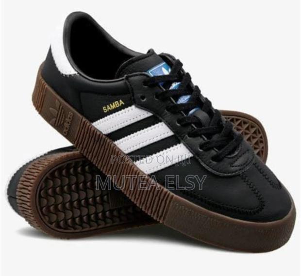 Black White Samba Double Sole Sneakers - thumbnail 4