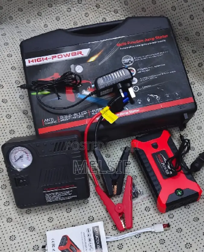 High Power Car Jump Starter Multi-Function With Built in Led