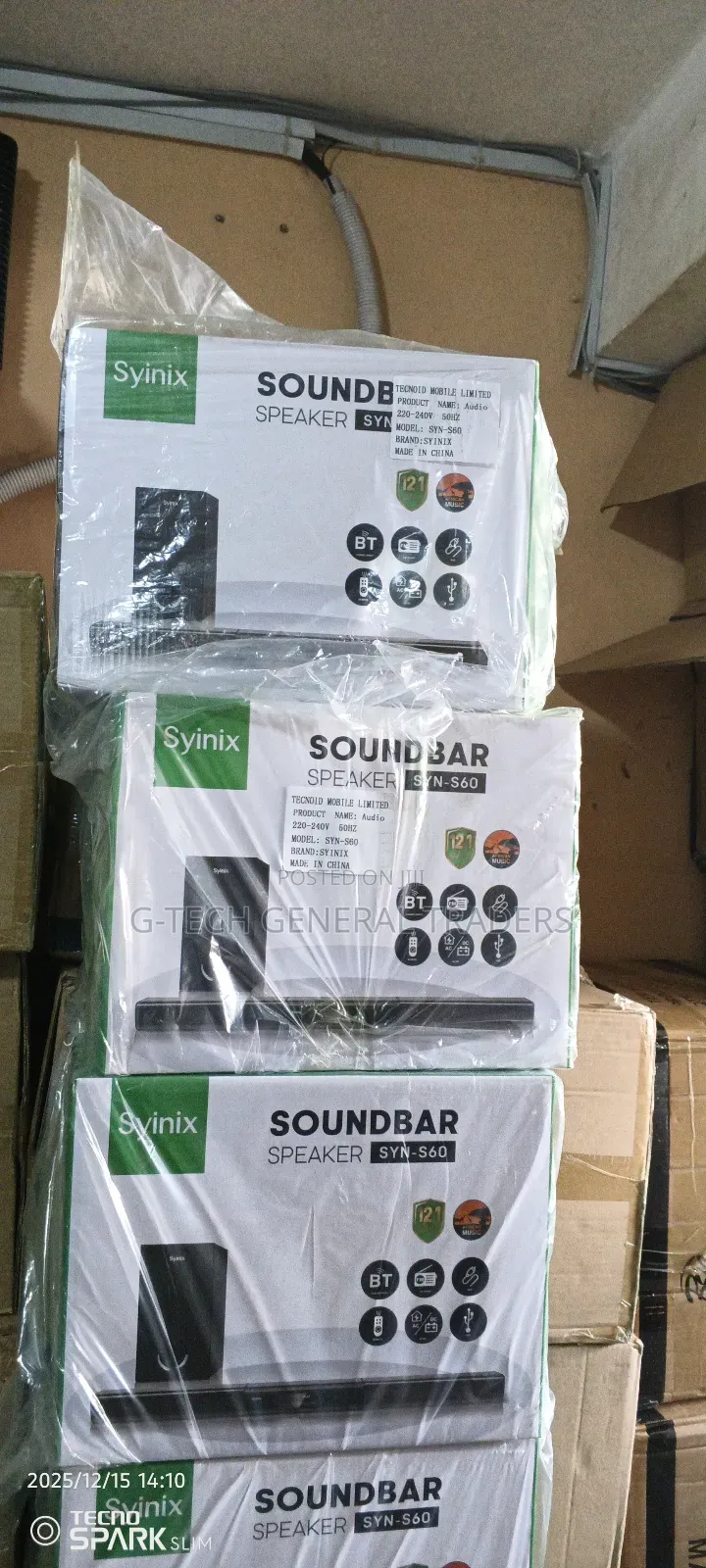 Syinix Syn-s60 Soundbar System With Bluetooth