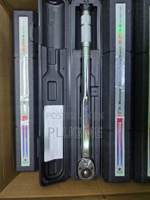 1⁄2" Dr. Micrometer Adjustable Torque Wrench 28-210 N/M