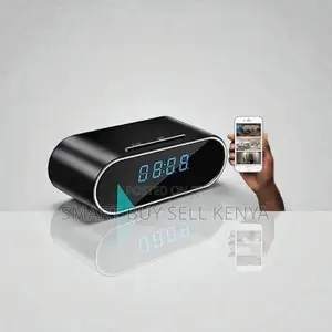 Security Spy Gadget Wifi Table Clock Hidden Camera With Night Vision