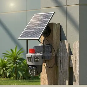 Full Color Night Vision 4g Solar Camera Dual Lens With 360-Degree PTZ