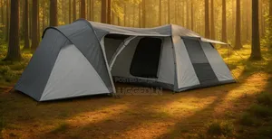 6-10 Persons 3 in 1 Family Camping Tent. 2 Bedrooms and 1 Sitting Room