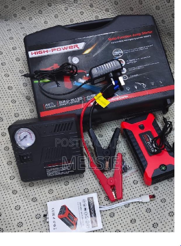 High Power Jump Starter Kit and Power Bank for Cars Mobile Devices