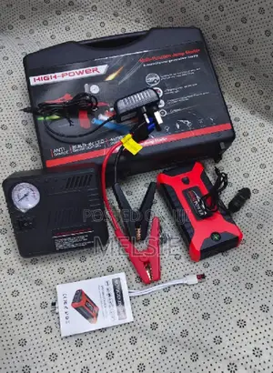High Power Car Jump Starter, Tyre Inflator, Emergency Power Bank