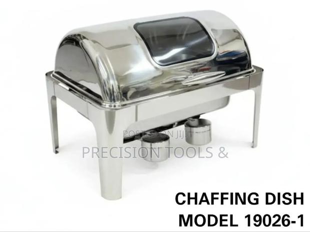Chaffing Dish Round Single Folding Transparent Model 19026-1 – Buffet