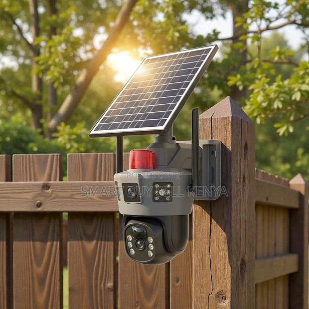 Full Color Night Vision 4g Solar Camera Dual Lens With 360-Degree PTZ