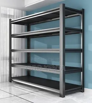 Home Shelf; Steel Shelving – 5-Tier Rack for Storage and Organization