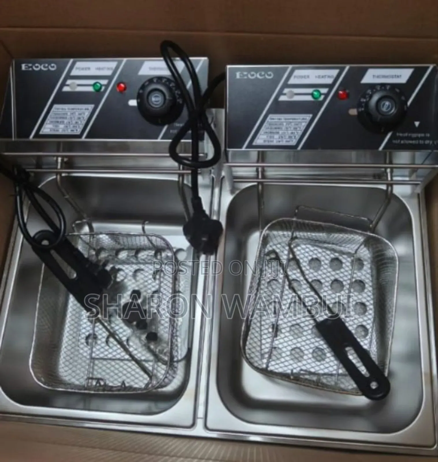New Eoco 12l Double Deep Fryer/12l Eoco Double Deep Fryer