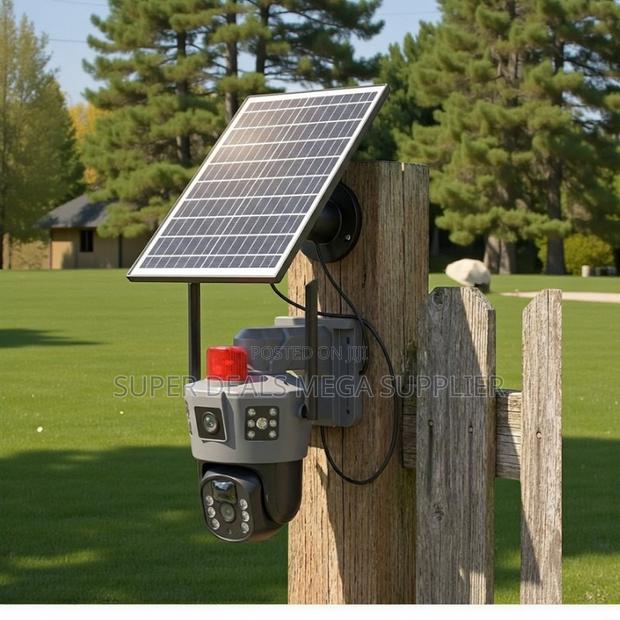 24/7 Night Vision 4g Dual Lens Solar Camera With Remote Monitoring