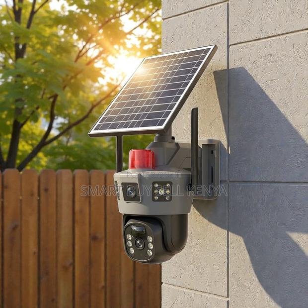 Remote Pan and Tilt High Definition 3mp Hd 4g Dual Lens Solar Camera