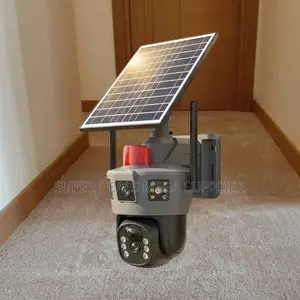 Human Movement Detection 4g Dual Lens Solar Camera With Easy Setup