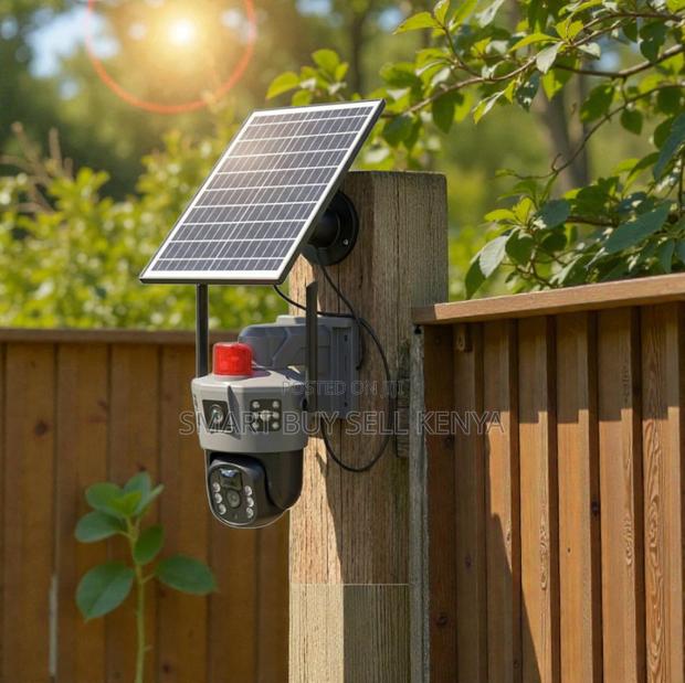 Built-in Speaker Customizable Audio Warning 4g Dual Lens Solar Camera