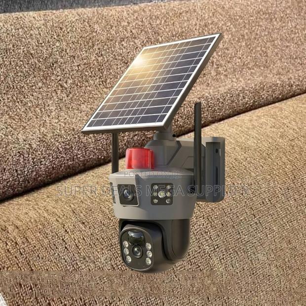 Quick Wakeup 4g Dual Lens Security Solar Camera With Dustproof Housing - main view