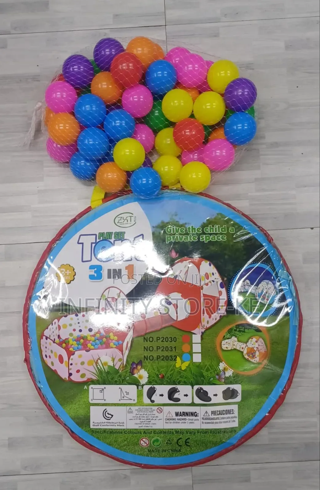 3 in 1 Kids Play Tent