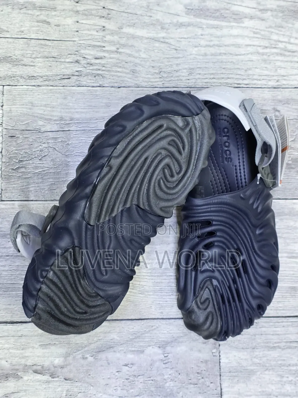 Navy And Grey High Quality Crocs