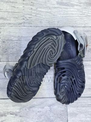 Navy And Grey High Quality Crocs - main view