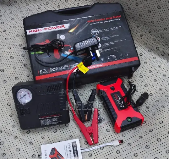 Multi Functional Jump Starter -Tyre Inflator High Power Jump Starter