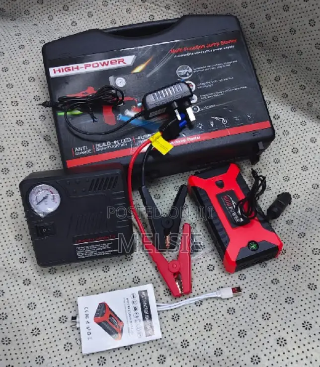 Car Battery Jump Starter Portable, High Power Jumper Cables for Auto
