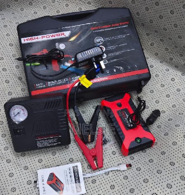 , High Power Jumper Cables for Auto, Multi-Function Jump Starter - main view