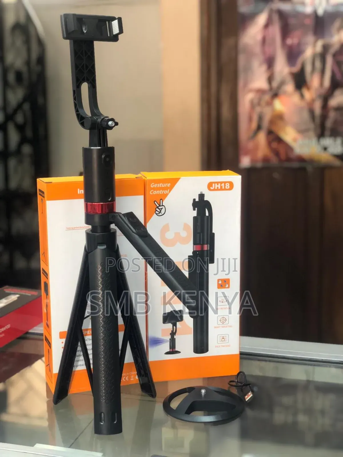 3 1n 1 Selfie Stick Jh18 Face Tracking Tripod