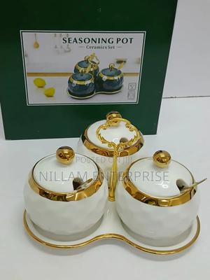 3 In1 Sugar Canisters With Triangle Shape - thumbnail 2