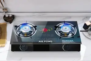 Stylish Ailyons 2‐Burner Gas Cooker – Easy to Clean