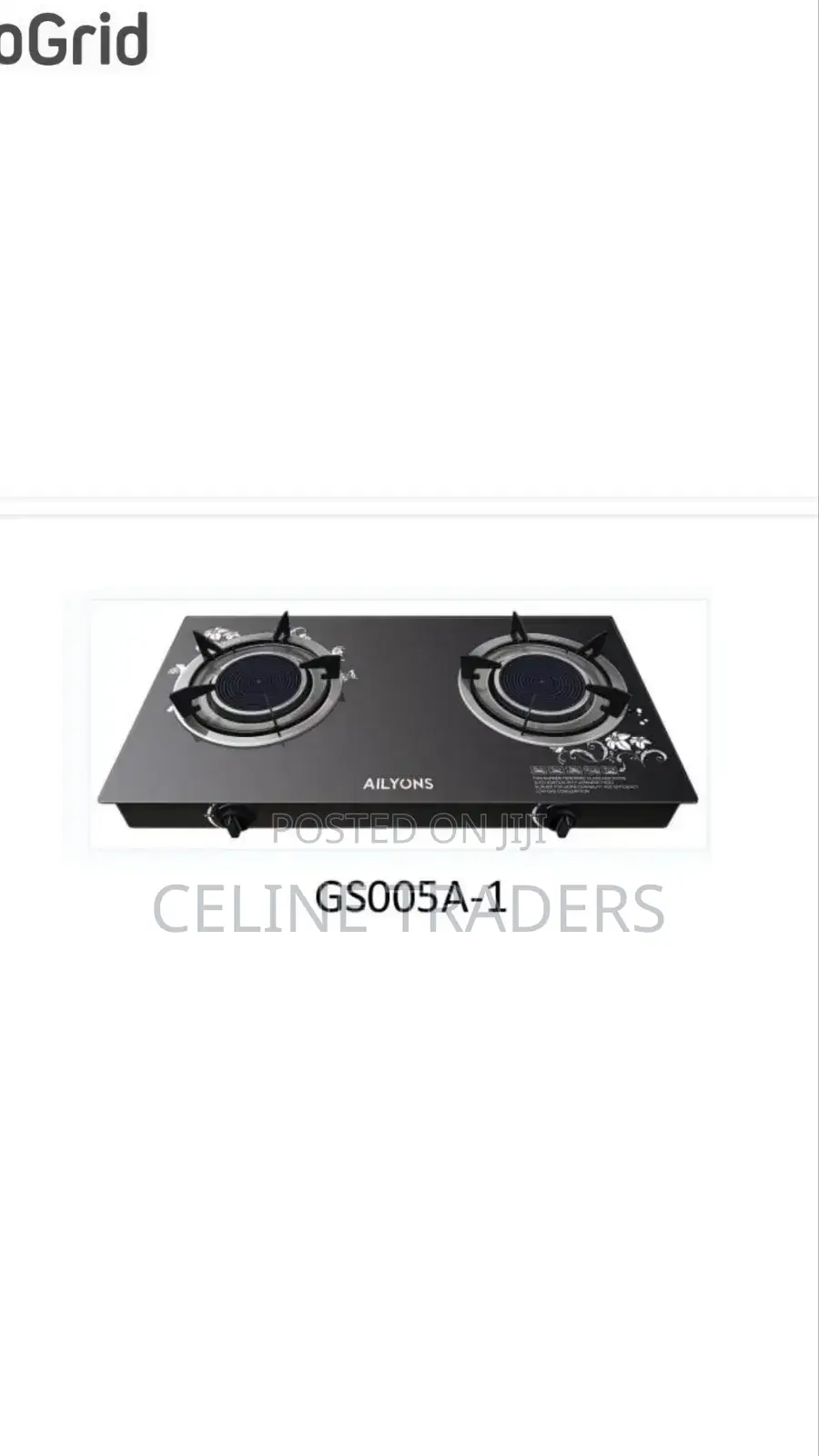 Ailyons Infrared 2-Burner Gas Cooker – Fast Efficient