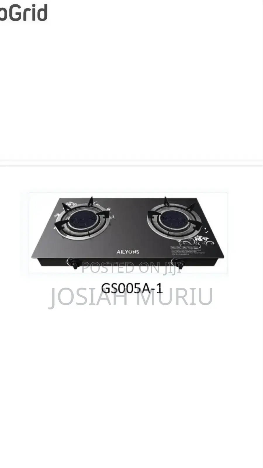Ailyons Infrared 2-Burner Gas Cooker – Fast Efficient