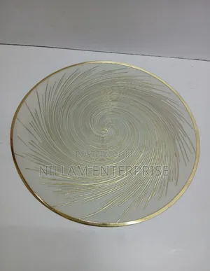 PVC Elegant Gold Table Mats