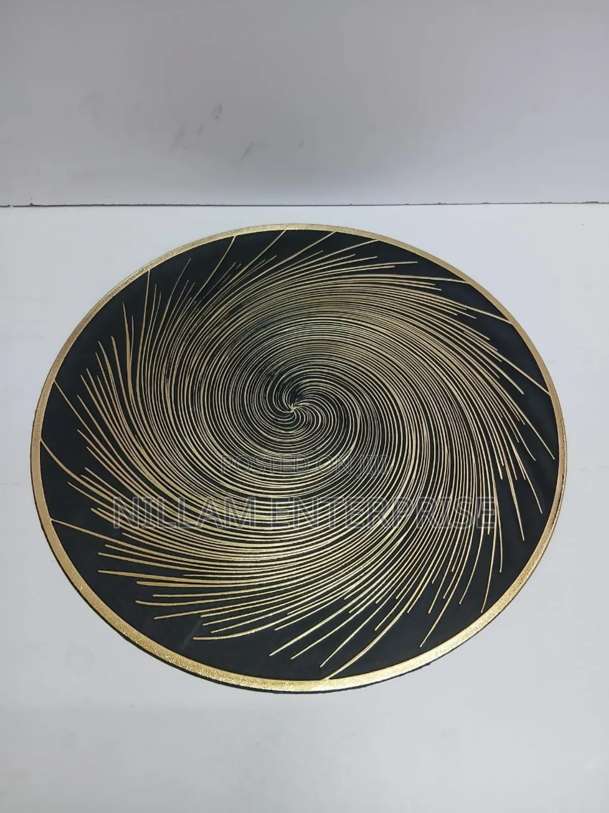 PVC Elegant Gold Table Mats