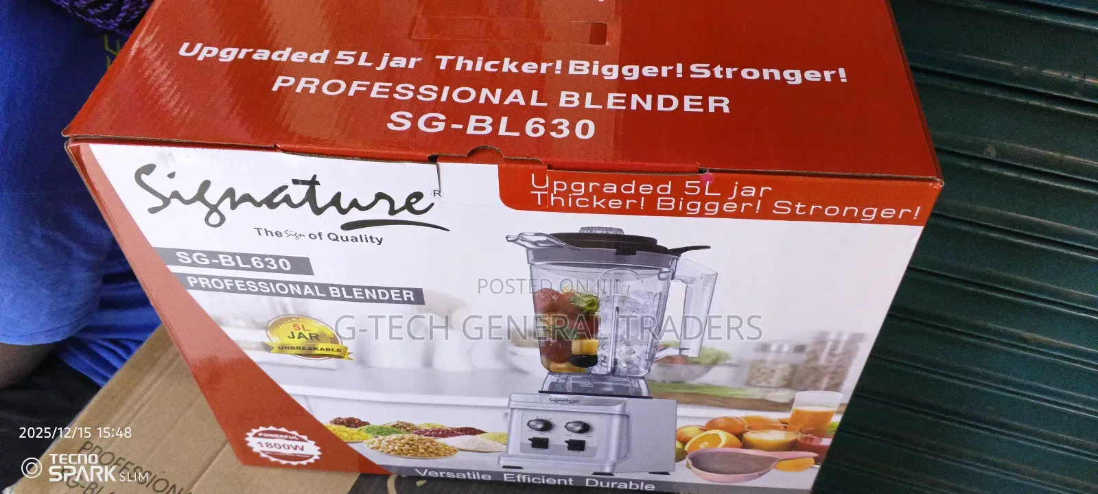 Signature 5l Jar Professional Blender 1800w Sg-bl630
