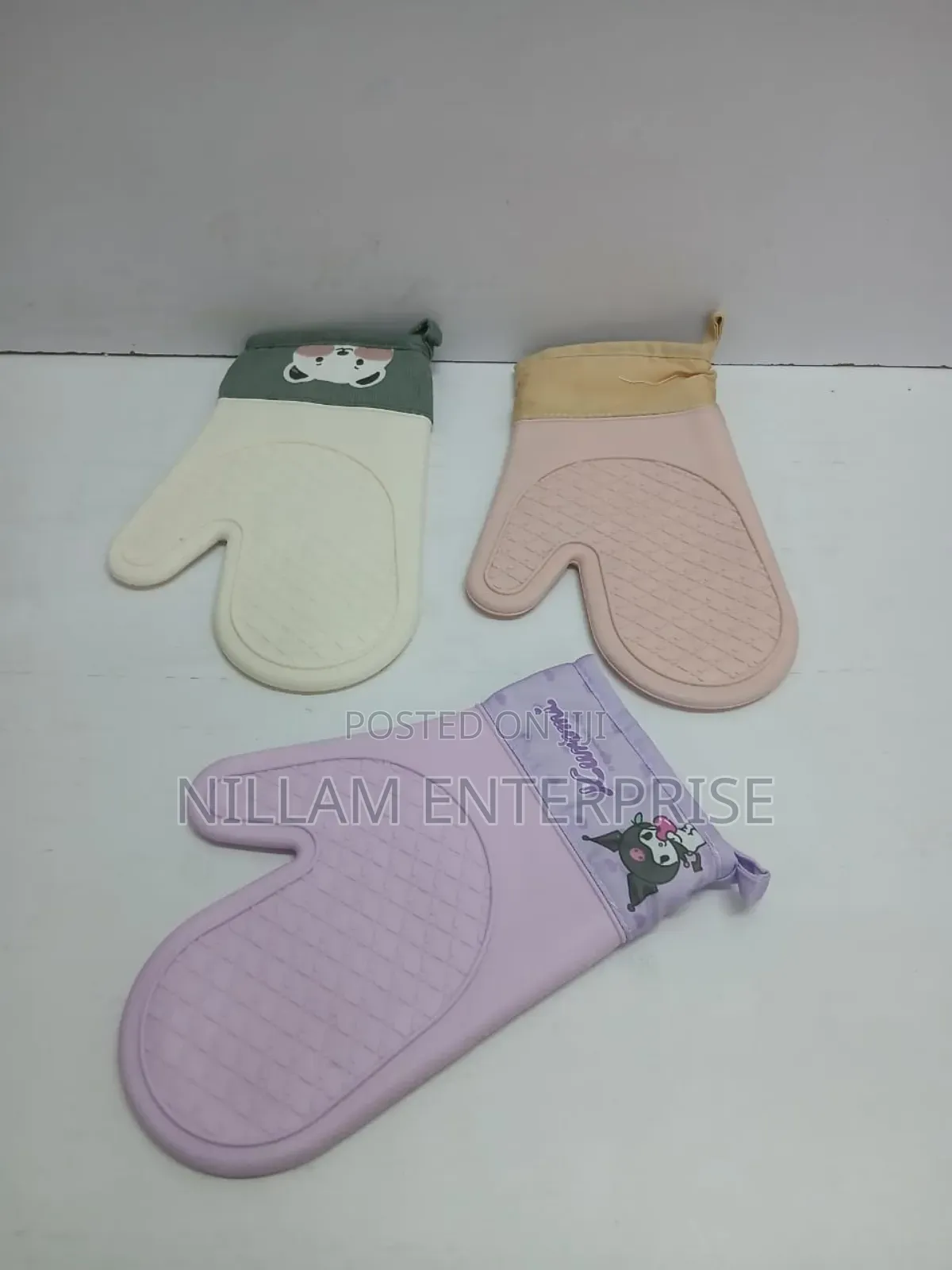 Silicone Insulated Oven Gloves Pair