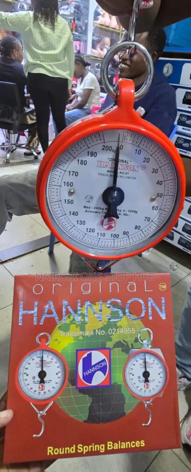Hanson Mechanical Hanging Weighing Scale – Round Dial - main view