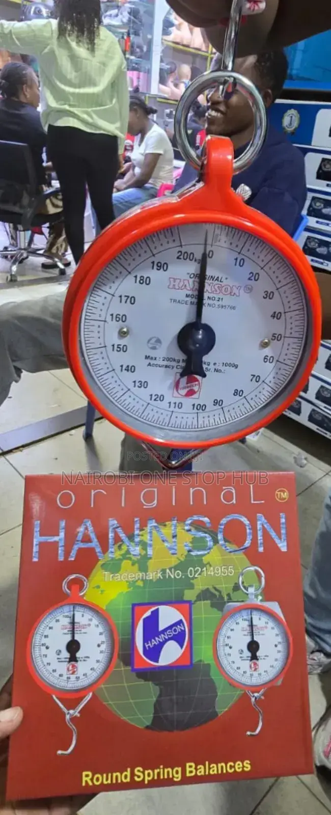 Hanson Mechanical Hanging Weighing Scale – Round Dial