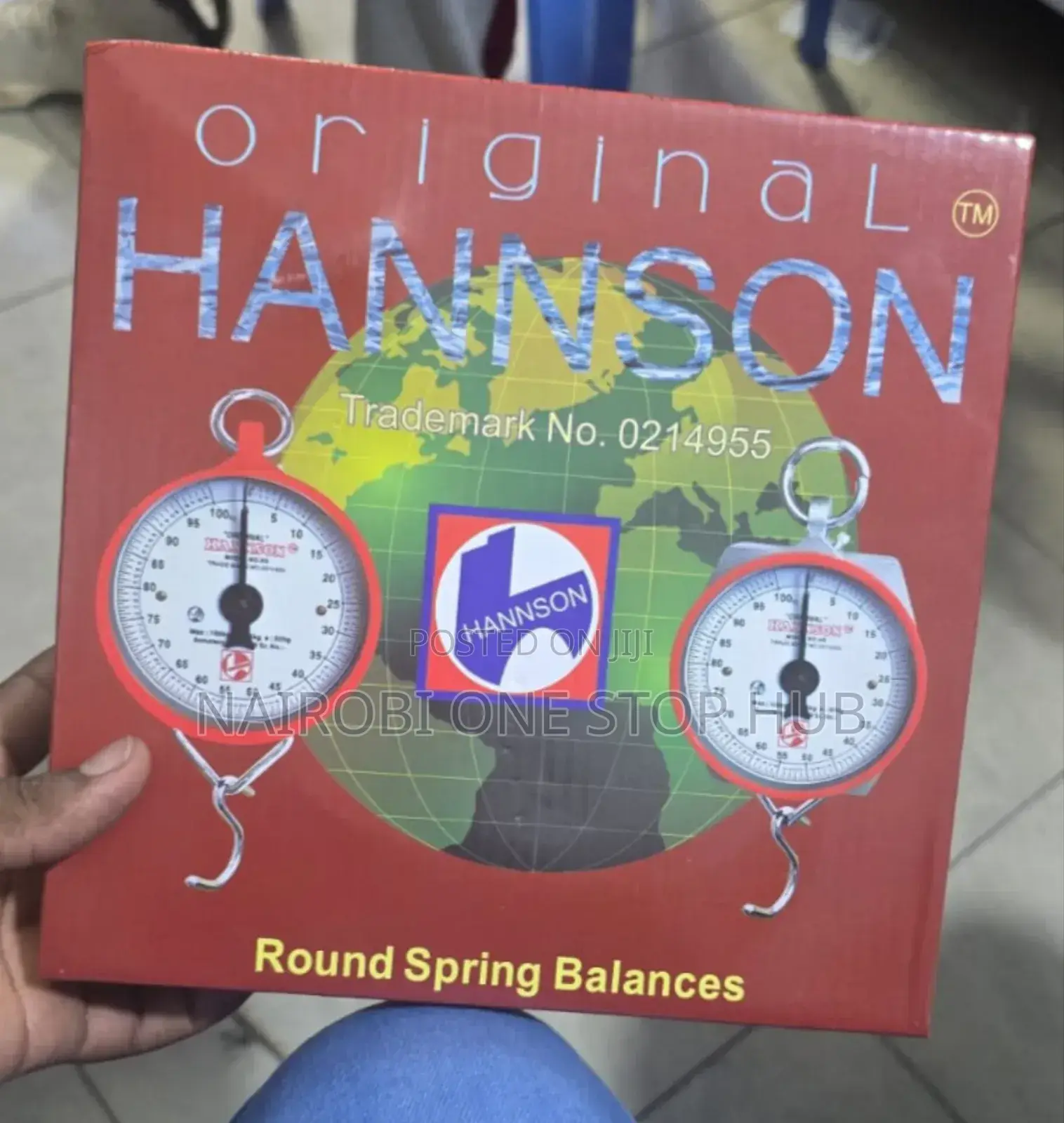 Hanson Heavy Duty Spring Balance Scale With Hook