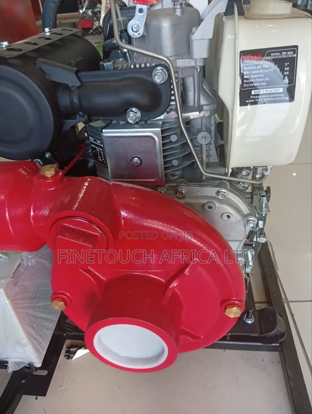 Key Start 16 Hp Diesel Pump