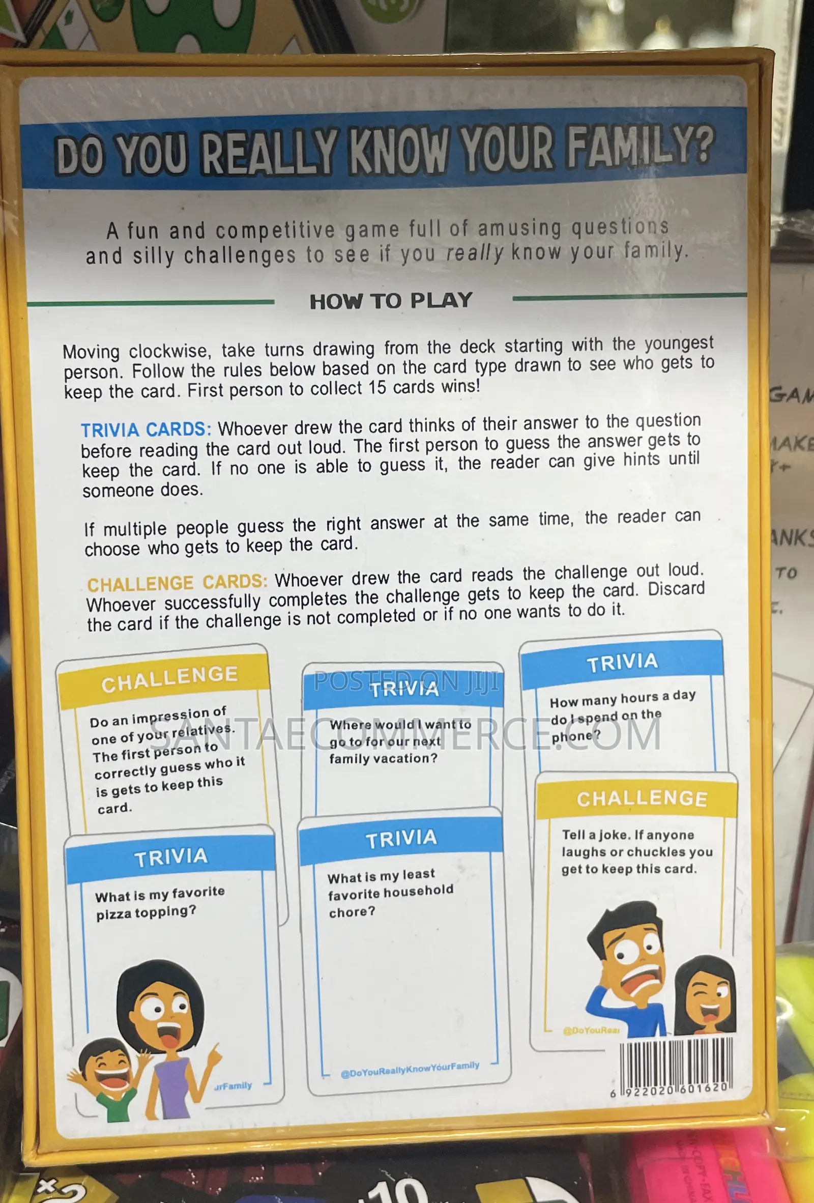 Do You Really Know Your Family Card Game